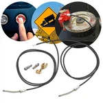 2 Heavy-duty Emergency Hand Brake Cable Kit -teflon Housing -adjustable Hardware. Fixed Price $78.89.