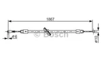 1X Cable Pull, Parking Brake Bosch 987 482 028 Fits Mercedes-benz Vw. Fixed Price $8.11.