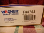 Parking Brake Cable Wagner BC88763. Fixed Price $20.00.