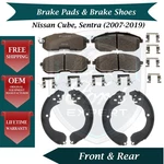 New Front Pads & Rear Shoes For 2007-2019 Nissan Cube Sentra Yr Warranty. Fixed Price $100.98.
