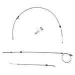 Parking Brake Cable Kit Without Intermediate 1970-74 Challenger Oe Steel. Fixed Price $134.00.