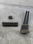 1965-1968 Chrysler Body Gas E-brake Pedal Pad Set. Fixed Price $38.00.