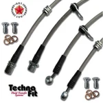 2015-2021 Ford Mustang Gt Front & Rear Techna-fit Stainless Steel Brake Line. Fixed Price $121.95.