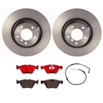 Brembo Front Brake Kit 330MM Disc Rotors Ceramic Pads Sensor For Bmw E90 330I. Fixed Price $251.95.