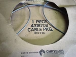 1985-88 Chrysler Lebaron Nos Mopar Emergency Brake Cable (rear) 4318708. Fixed Price $95.00.