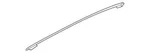 New Oem Genuine 2019-24 Kia Forte Left Rear Door Molding Trim 83850-M6000. Fixed Price $31.95.