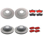 Shw Oem Front & Rear Drilled Rotors Brembo Ceramic Pads Brake Kit For 911 GT3. Fixed Price $714.95.