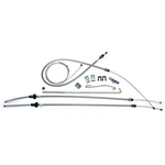 Parking Brake Cable Kit Complete 1971-72 Charger Road Runner Satellite Stainless. Fixed Price $200.00.