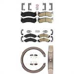 Front Brake Pads Rear Parking Shoes Kit For Chevrolet Avalanche 1500 2002-2006. Fixed Price $129.74.