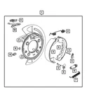 Genuine Mopar Parking Brake Link And Lever Assembly Left 68471151AA. Fixed Price $10.35.