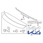 Kia 86310GG000 Rear Deck Lid Emblem. Fixed Price $66.28.