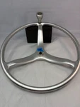 Edson C-480 Vtg 16-INCH Aluminum Marine Wheel Power Knob Tapered Shaft 5/8-3/4. Fixed Price $425.00.