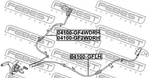 Febest Mitsubishi Parking Brake Cable Right 04100-GF2WDRH. Fixed Price $99.00.