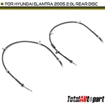 2X Parking Brake Cable For Hyundai Elantra 2005 2.0L Rear Disc Left & Right. Fixed Price $35.17.