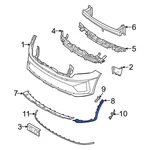 For Kia Sorento 2021-2024 86594P4000 Front Right Bumper Trim. Fixed Price $152.84.