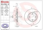 Brembo 09.6726.10 Brake Disc For Acura, Honda. Fixed Price $42.59.