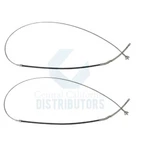 Parking Emergency Brake Cables X2 Pair Volkswagen T1 Bug & Super Beetle 1973-79. Fixed Price $34.84.