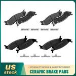 Front Rear Ceramic Brake Pads W/hardware For 2002 2003 2004 2005 Dodge 1500. Fixed Price $41.65.
