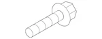 Genuine Kia Latch Bolt 11281-06206B. Fixed Price $5.62.