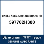 2006-2010 Hyundai Elantra Cable Assembly-parking Brake Oem New 597702H300. Fixed Price $235.33.