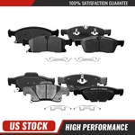 Front Rear Ceramic Brake Pads Kit For Dodge Durango Jeep Grand Cherokee Wk. Fixed Price $43.53.