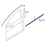 For Kia Optima 11-16 Front Right Outer Door Window Belt Weatherstrip. Fixed Price $69.96.