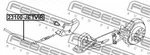 Febest 2010-2018 Volkswagen Jetta Parking Brake Cable 23100-JETVIR. Fixed Price $99.00.