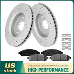 Front Drilled Disc Rotors+brake Pads For Grand Cherokee Commander 2006 2007-2010. Fixed Price $121.11.