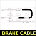 Handbrake Cable Parking Rear Left Right For Mercedes S124 93- 96 Apec. Fixed Price $31.85.