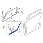 For Kia Sorento 2016-2020 87731C6000 Rear Left Door Molding. Fixed Price $365.24.