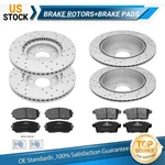 Fwd Front Rear Disc Rotors Ceramic Brake Pads 07 - 09 Lincoln Mkx Ford Edge. Fixed Price $173.53.