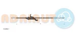 Adriauto 13.0262.1 Cable, Parking Brake For, Ford. Fixed Price $11.90.