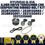 Genuine Oem Hyundai Kia Idler Drive Tensioner Crk Serpentine Ribbed Belt Kit. Fixed Price $210.00.