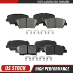 Front And Rear Ceramic Brake Pads Kit For Hyundai Santa Fe Kia Sorento 2011 2012. Fixed Price $40.45.