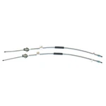 1953-55 Chevrolet Corvette Rear Parking Brake Emergency Cable Pair Stainless. Fixed Price $161.00.