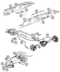 Genuine Mopar Parking Brake Cable Right Rear 55398796AF. Fixed Price $48.93.