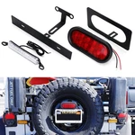 Rear Spare Tire Mount License Plate/third Brake Kit For 2007-17 Jeep Wrangler Jk. Fixed Price $70.09.