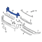 For Kia K4 2025 64900GG010 Front Upper Bumper Impact Bar. Fixed Price $491.18.