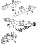 Genuine Mopar Parking Brake Cable Left Rear 4779934AC. Fixed Price $67.51.