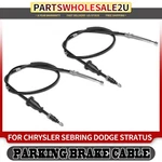 2X Rear Left And Right Parking Brake Cable For Dodge Stratus Chrysler Sebring. Fixed Price $30.99.