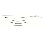 Oer *R1019 1967 Camaro Park Brake Cable Kit. Fixed Price $144.99.