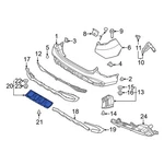 For Kia Sportage 2023-2026 866A1DW000 Rear Bumper Cover Heat Shield. Fixed Price $116.99.