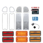 67-68 Chevy Gmc Truck Led Clear Tail Park Light Lenses & Brake Module Set Nh. Fixed Price $349.55.