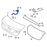 Kia Forte 2019-2024 69920M6000 Rear Right Deck Lid Hinge. Fixed Price $111.00.