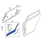 For Kia Sportage 2023-2025 87732DW300 Front Right Door Molding. Fixed Price $493.29.