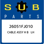 Subaru Cable Assy Lh 26051FJ010, New Genuine Oem Part. Fixed Price $45.18.
