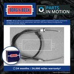 Cable Rear Left BKB3201 Borg & Beck Parking 51900393 New. Fixed Price $27.01.