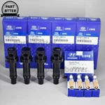 4X Oem 27301-2B010 Ignition Coils & Spark Plug For Kia Rio Soul Hyundai UF636. Fixed Price $56.99.