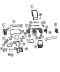 Genuine Mopar 2019-2024 Ram 1500 Manual Park Release Bezel 5YK03RN8AE. Fixed Price $15.38.