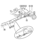 Genuine Mopar Parking Brake Cable Right 52009712AA. Fixed Price $142.88.